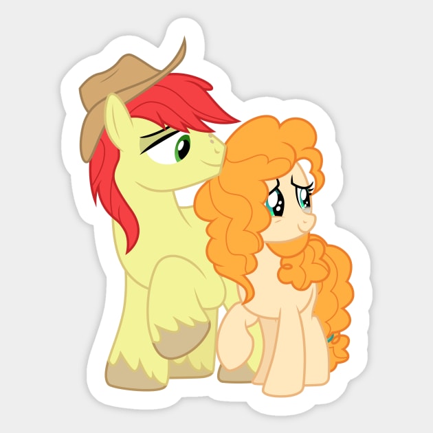 Bright Mac and Pear Butter Sticker by CloudyGlow